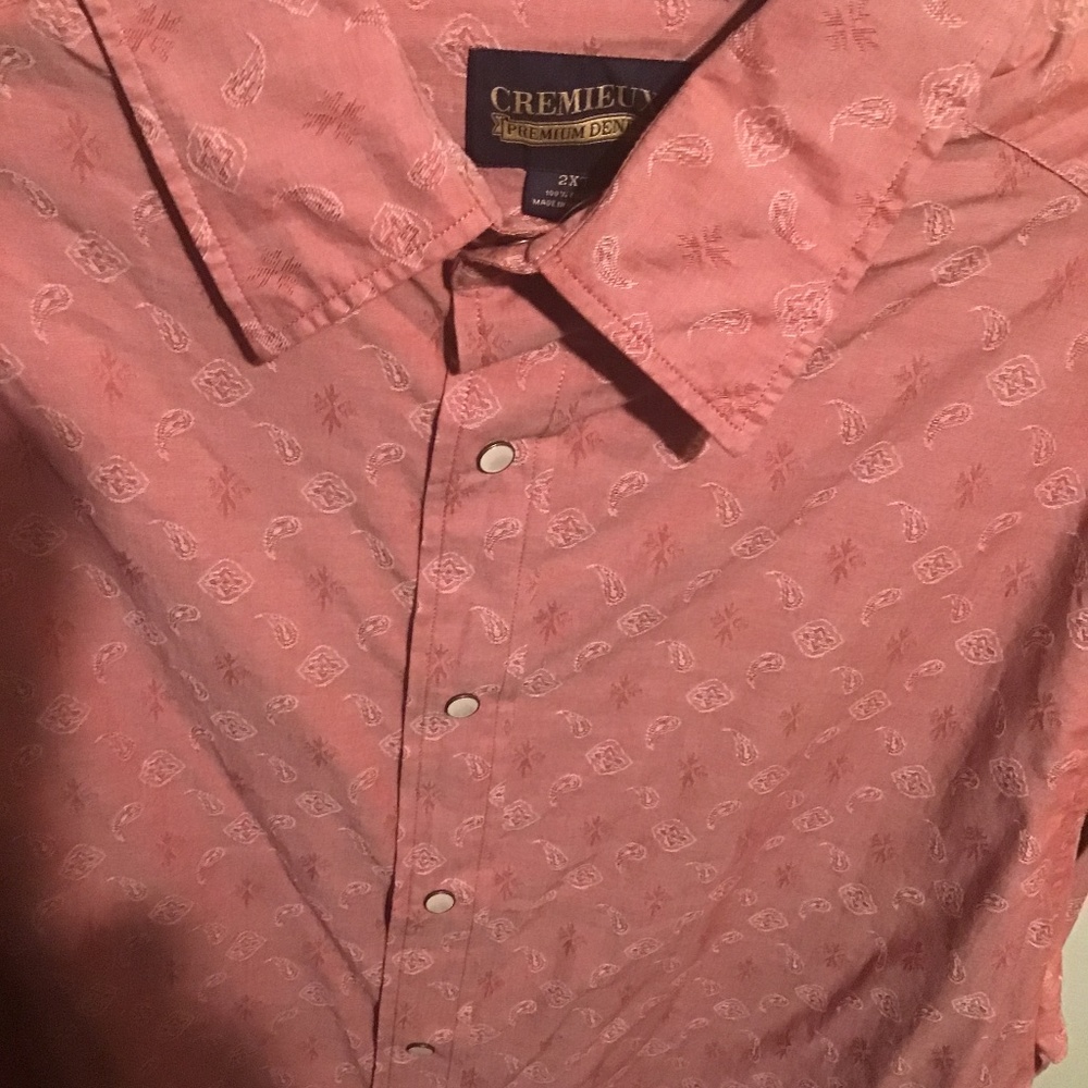 Men’s big and tall long sleeve shirt